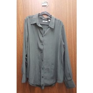 Uniqlo silk blouse